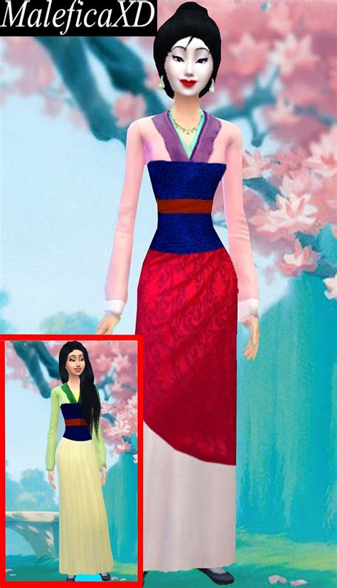 mulan kleid|sims 4 mulan outfits.